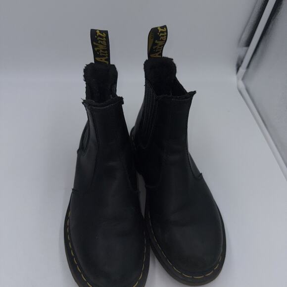 Dr Martens 2976 Quad Smooth Black Leather Chelsea Boots Unisex Women’s 8 - Picture 1 of 7